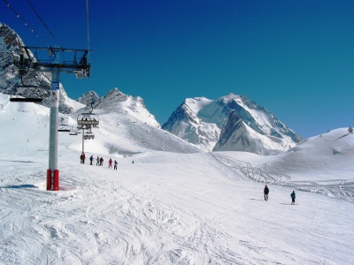 les pistes de ski du Mont Bochor